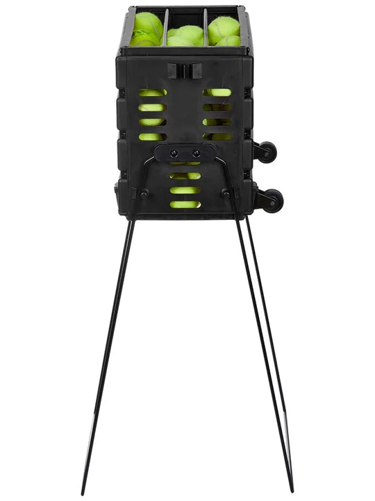 Tennis ball basket/hopper