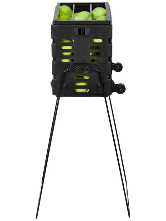 Tennis ball basket/hopper